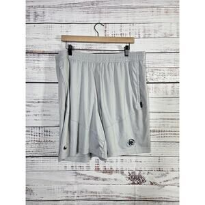 Nike Penn State men's Nittany Lions Athletic Shorts Gray Logo size XL